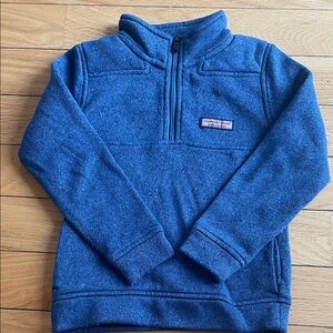 Vineyard Vines Kids Navy Half-Zip Sweatshirt
